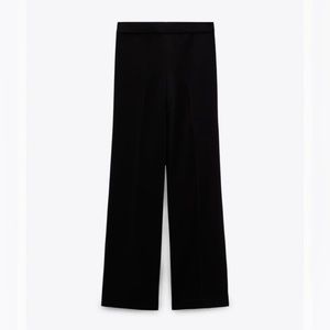Zara Wide Leg Black Pant 2927/118/800 - SIZE SMALL